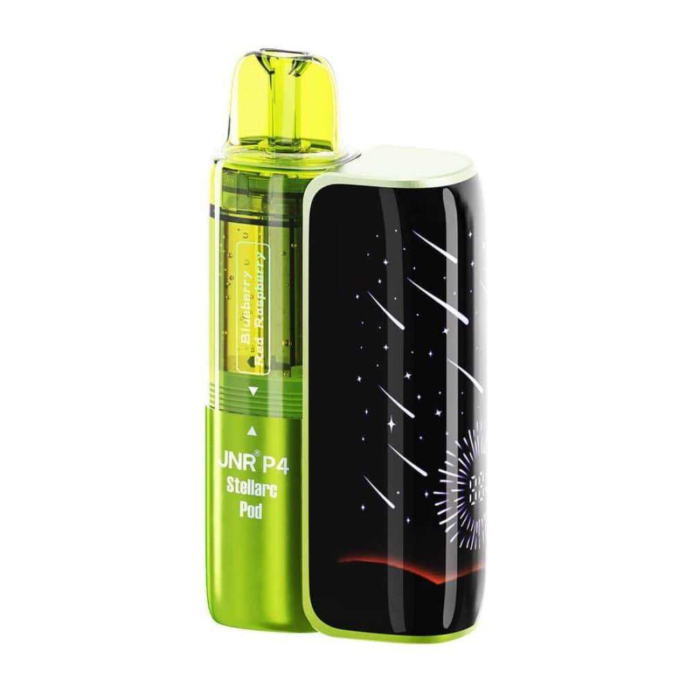  Blueberry Red Raspberry/Blueberry Pomegranate Ice JNR P4 Stellarc 100K Refillable Vape Kit (Pack of 3)