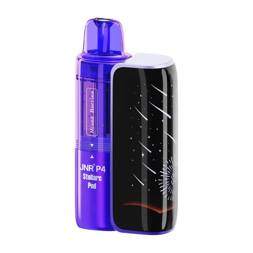  Mixed Berries/Mr Blue JNR P4 Stellarc 100K Refillable Vape Kit (Pack of 3)