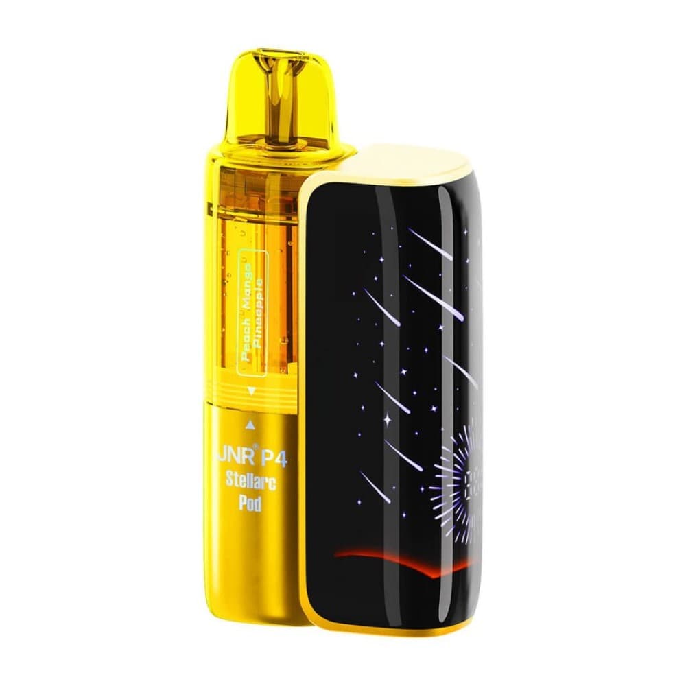  Peach Mango Pineapple/Watermelon Mango Peach JNR P4 Stellarc 100K Refillable Vape Kit (Pack of 3)