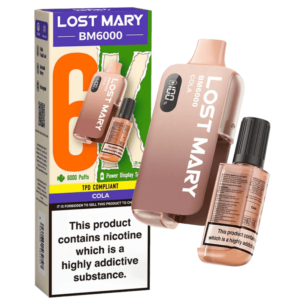  Cola Lost Mary BM6000 Prefilled Pod Vape Kit