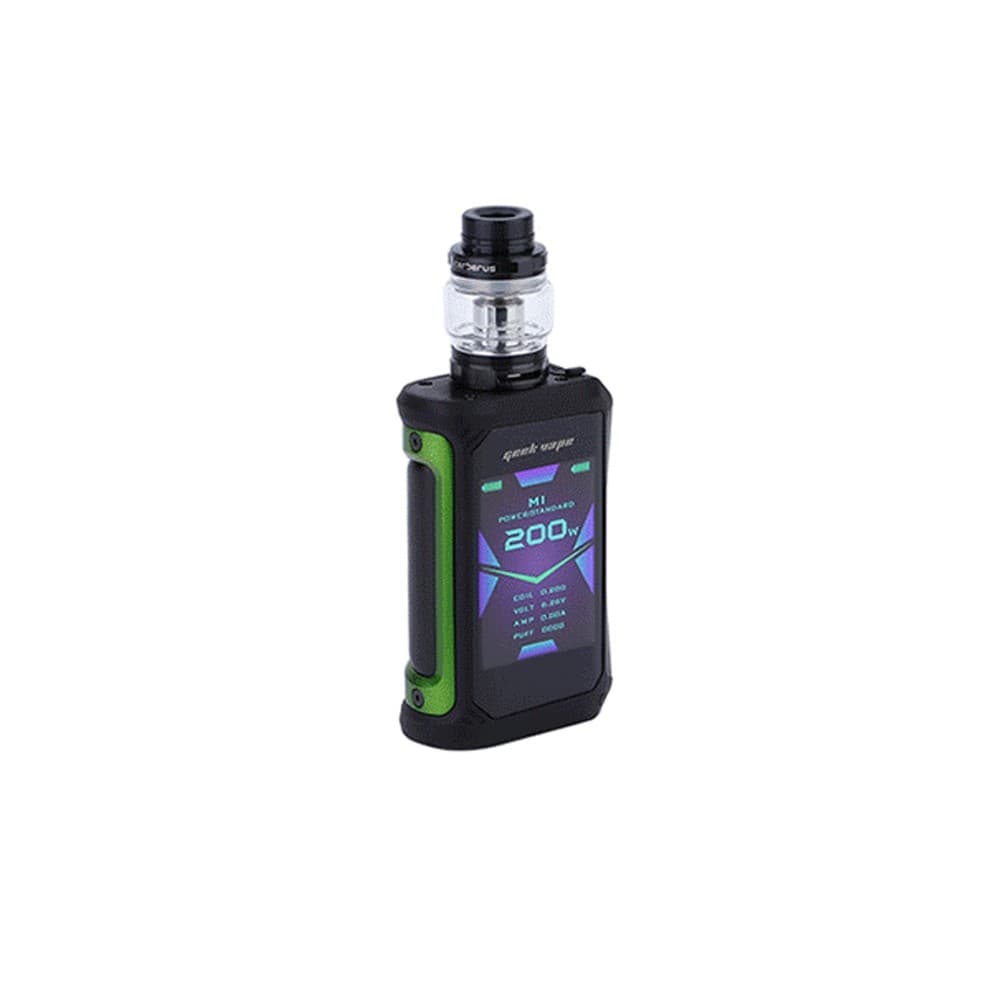  Green Geekvape Aegis X Kit with Cerberus Tank | 200W | Wolfvapes