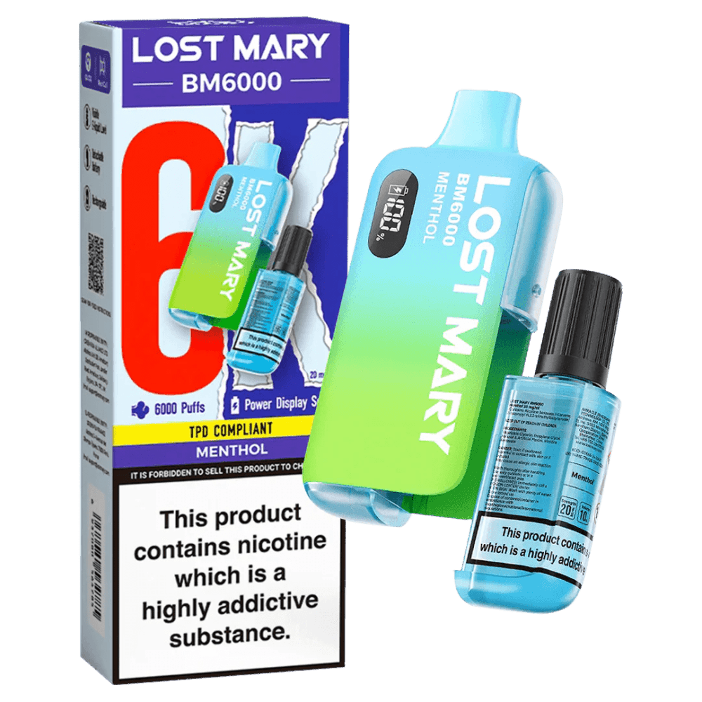  Menthol Lost Mary BM6000 Prefilled Pod Vape Kit