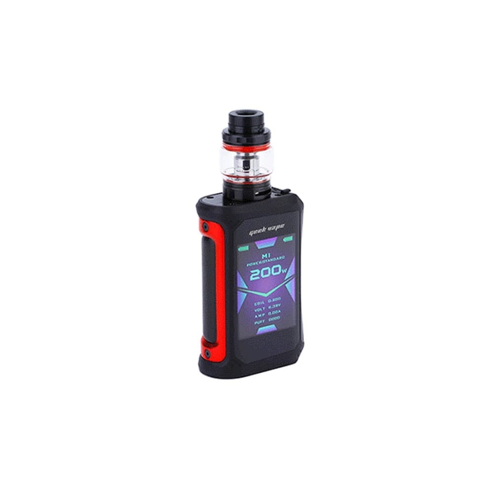  Red Geekvape Aegis X Kit with Cerberus Tank | 200W | Wolfvapes