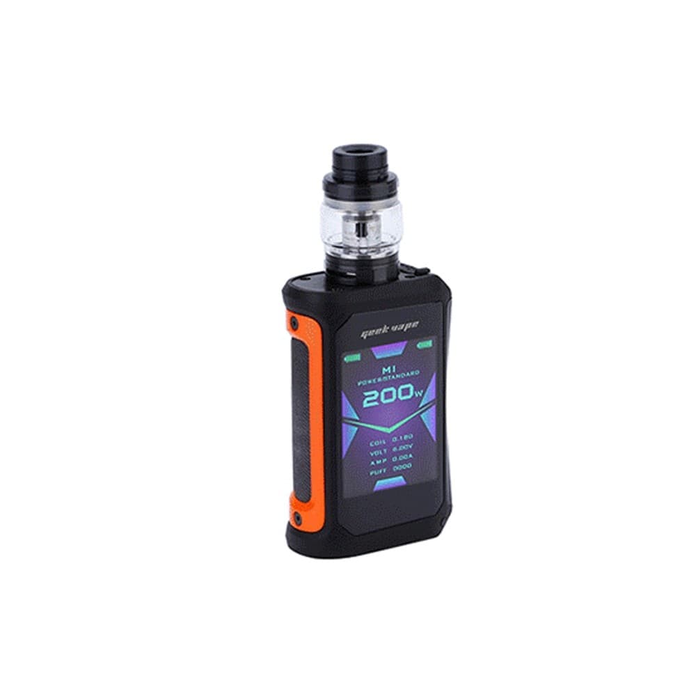  Signature Orange Geekvape Aegis X Kit with Cerberus Tank | 200W | Wolfvapes