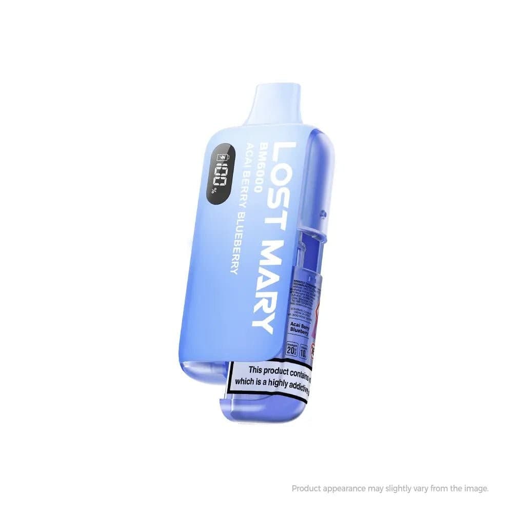  Acai Berry Blueberry Lost Mary BM6000 Prefilled Pod Vape Kit