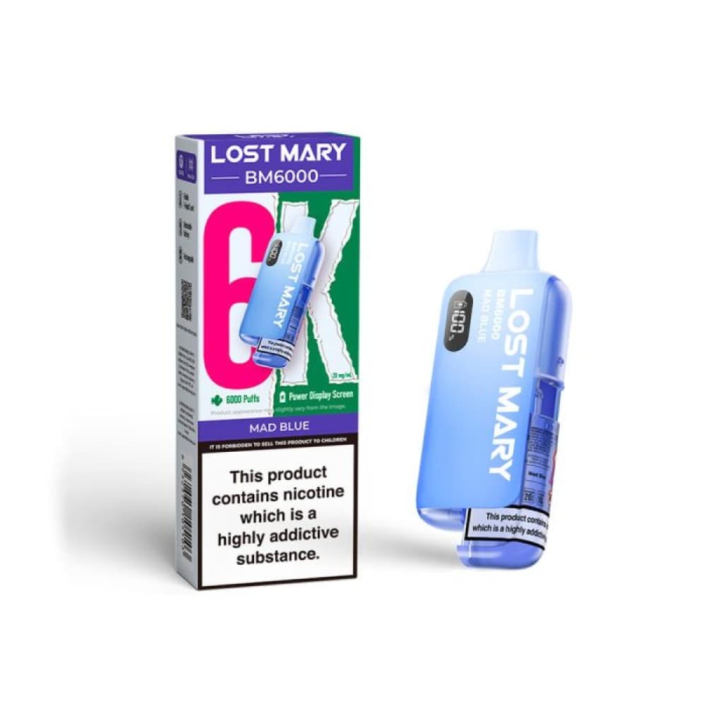 Mad Blue Lost Mary BM6000 Prefilled Pod Vape Kit