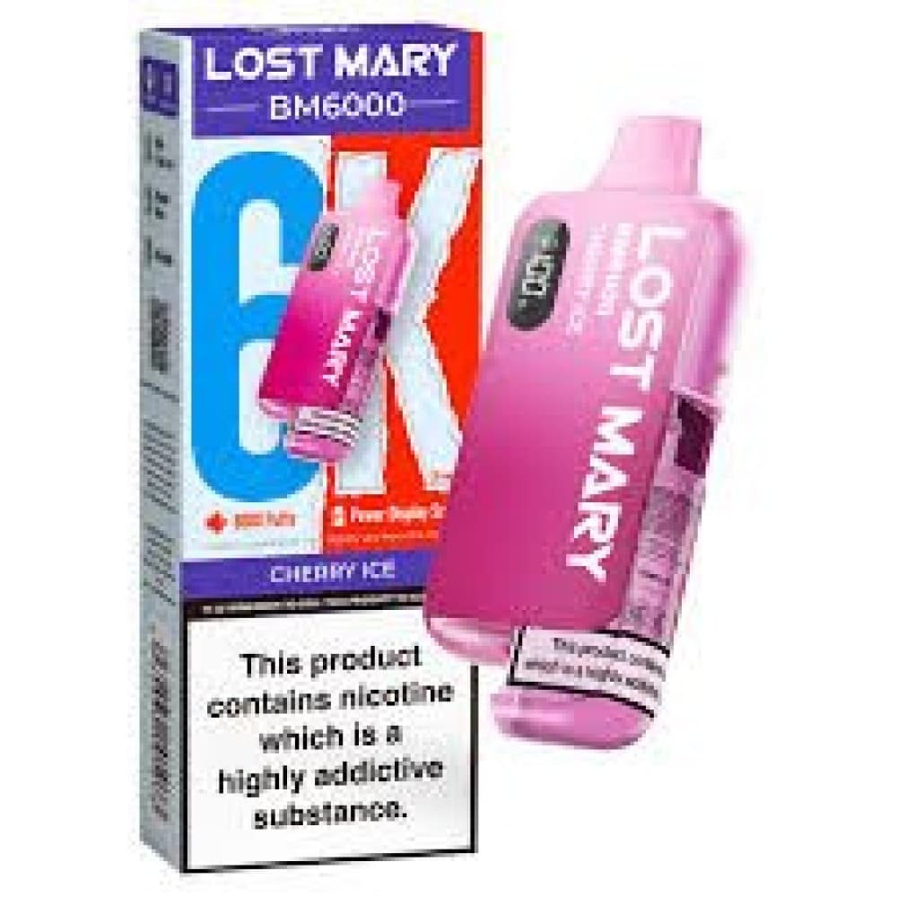  Cherry Ice Lost Mary BM6000 Prefilled Pod Vape Kit