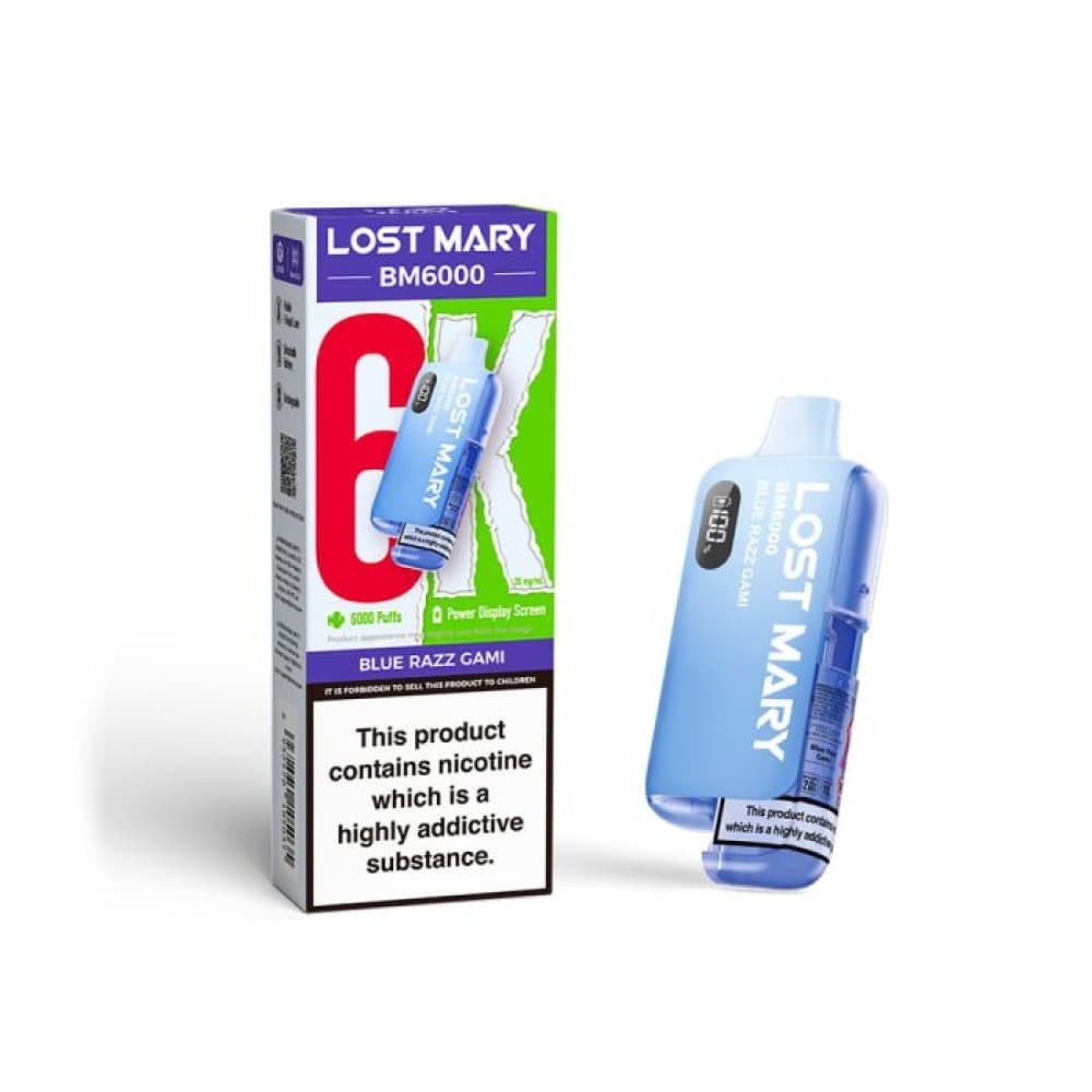  Blue Razz Gumi Lost Mary BM6000 Prefilled Pod Vape Kit