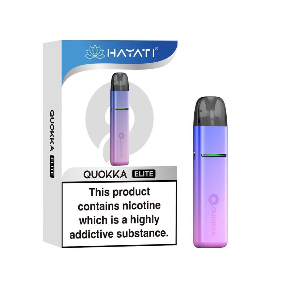  Pink Blue Gradient Hayati Quokka Elite Pod Vape Kit