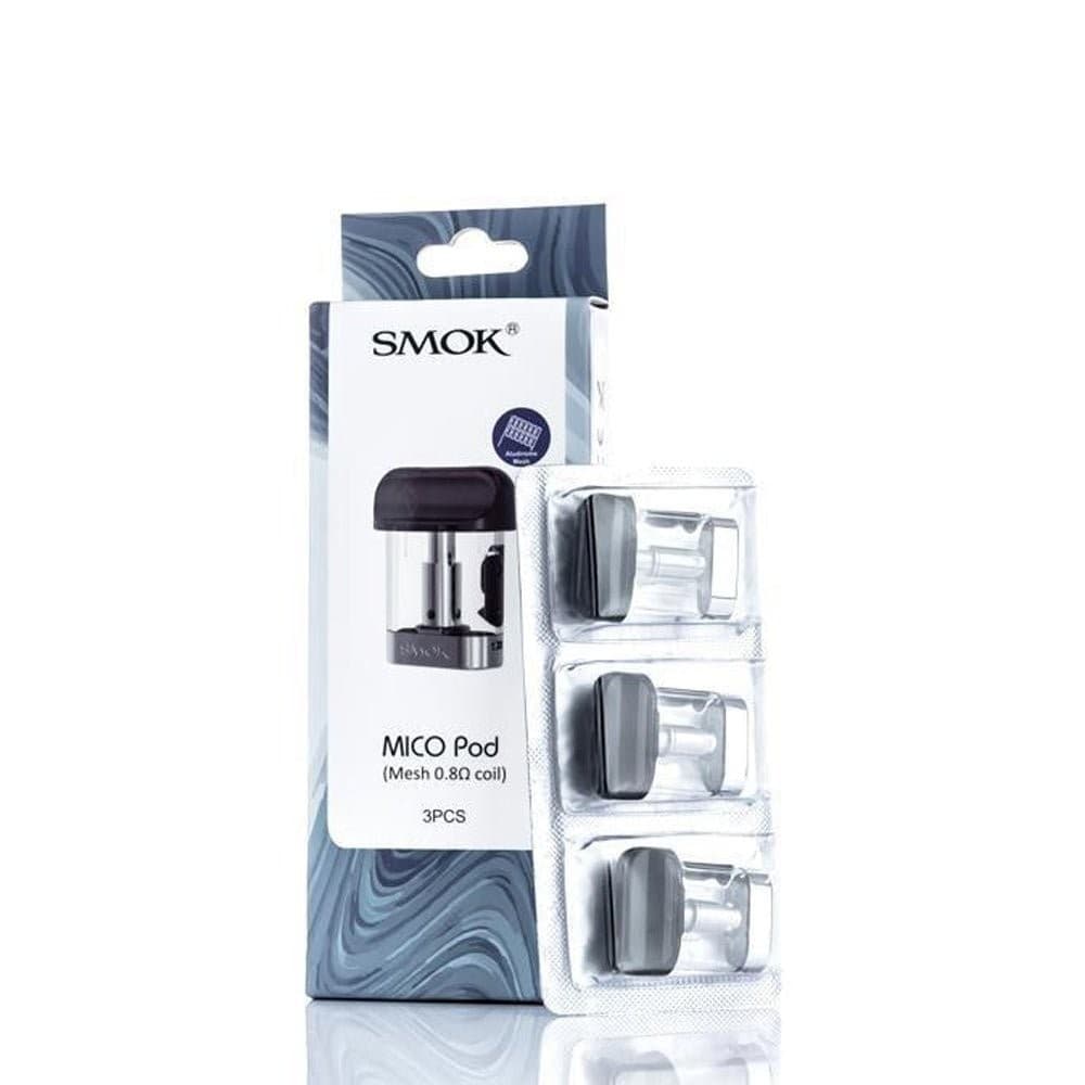  0.8 OHM MICO MESH Smok Mico Pod Cartridge | 3 Pack Smok Mico Replacement Pod Cartridges | Wolfvapes