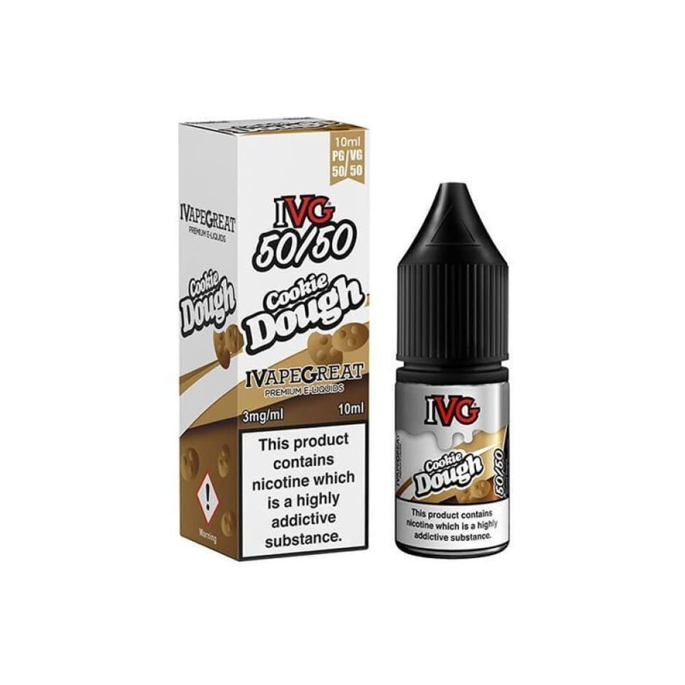  Cookie Dough / 3mg IVG 50/50 Nic Salt 10ml E-Liquids - 3mg & 6mg Box of 10