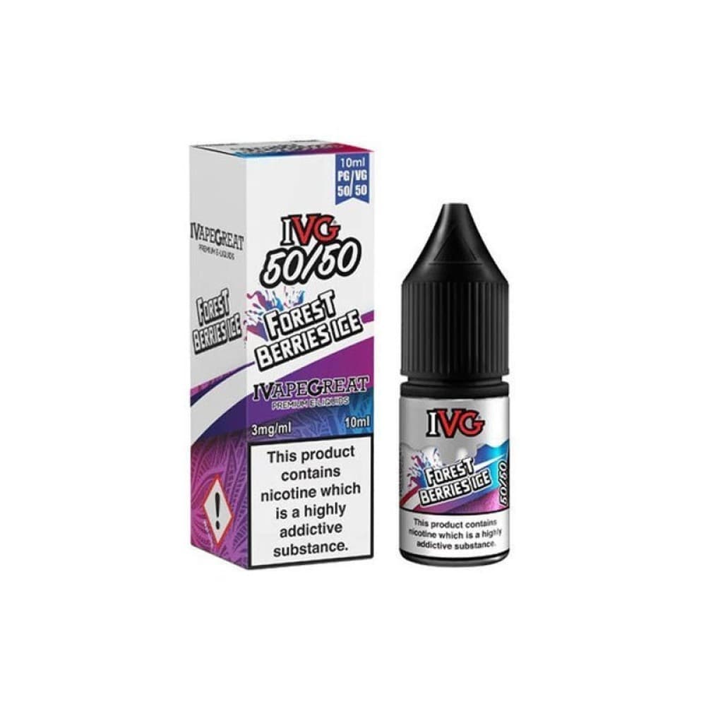  Forest Berries Ice / 3mg IVG 50/50 Nic Salt 10ml E-Liquids - 3mg & 6mg Box of 10