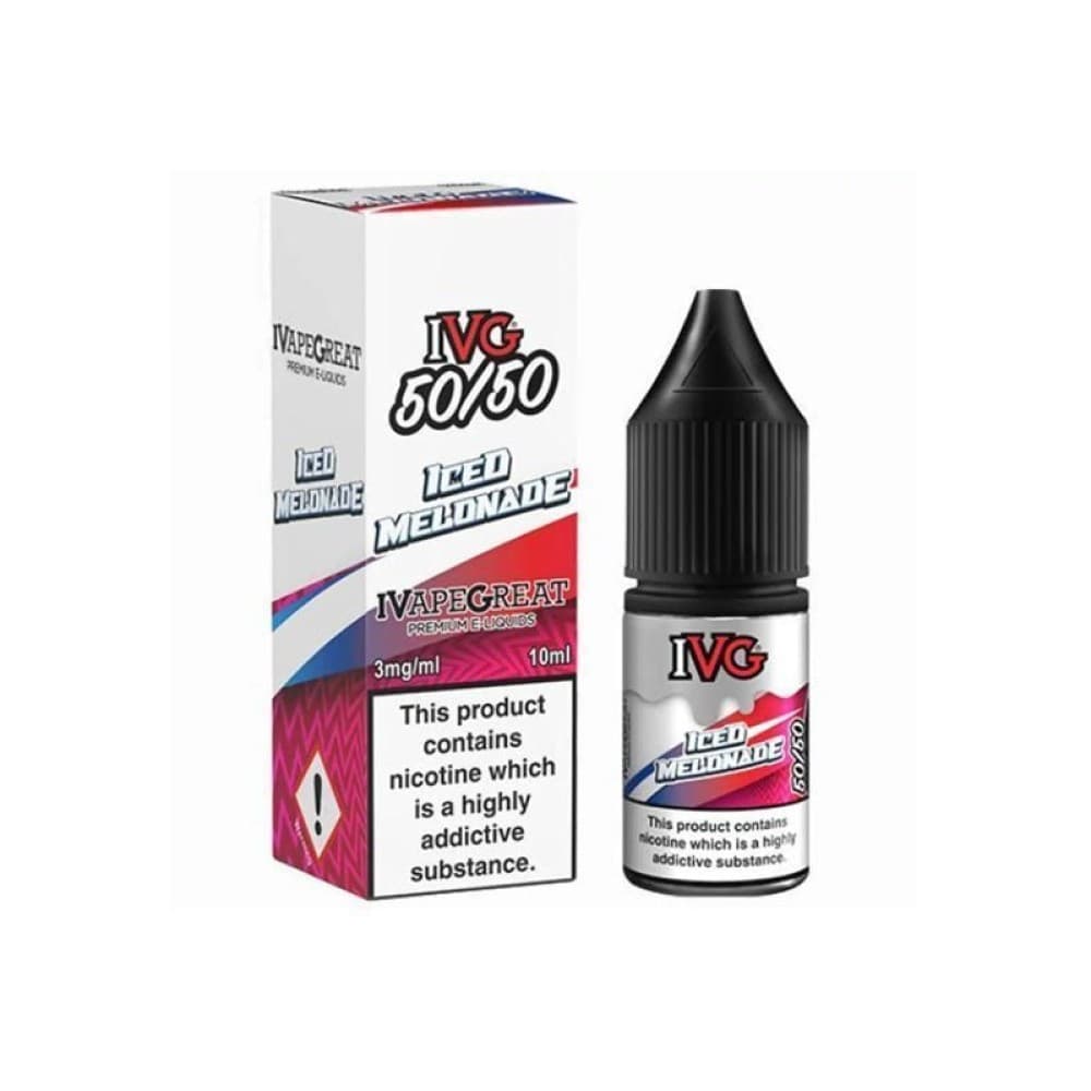  Iced Melonade / 3mg IVG 50/50 Nic Salt 10ml E-Liquids - 3mg & 6mg Box of 10