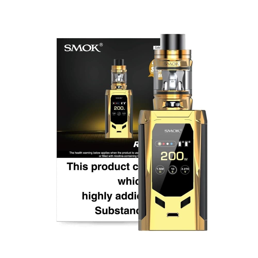  Gold black Smok R‑Kiss Sub Ohm Kit | 200W | Wolfvapes