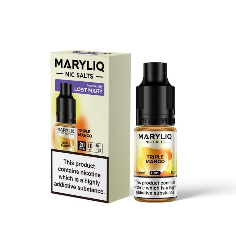  Triple Mango / 20MG Lost Mary Maryliq Nic Salts 10ml - Box of 10