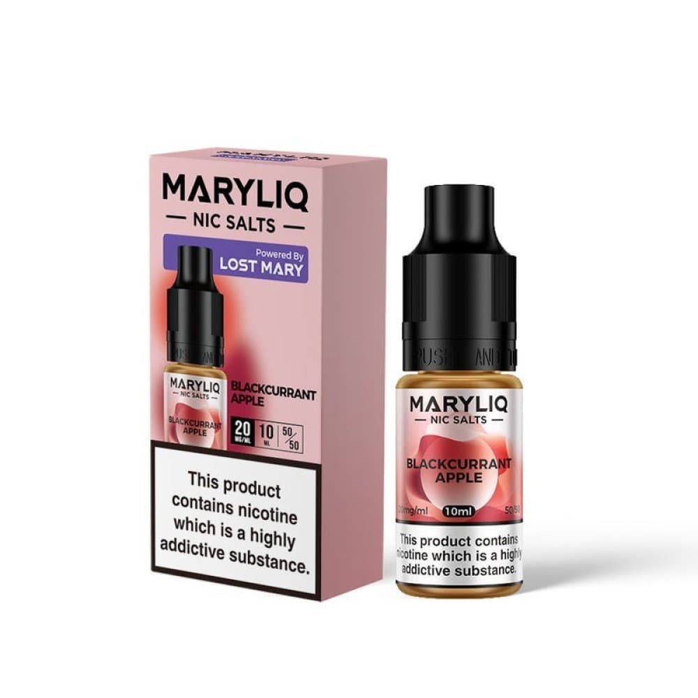  Blackcurrant Apple / 20MG Lost Mary Maryliq Nic Salts 10ml - Box of 10