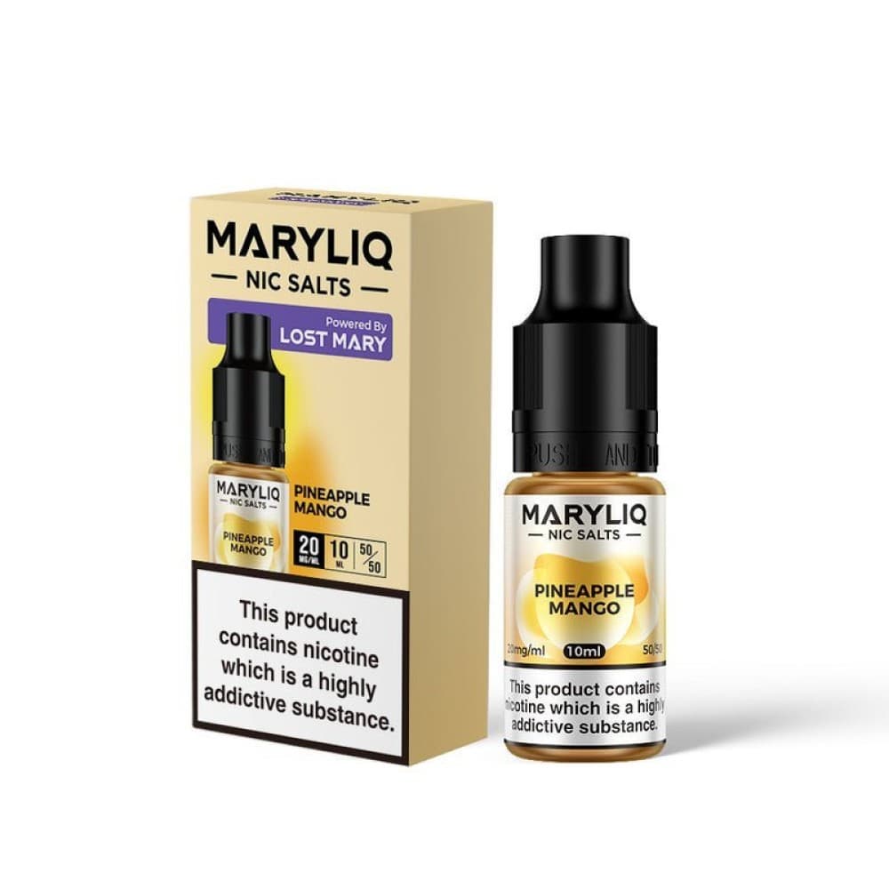  Pineapple Mango / 20MG Lost Mary Maryliq Nic Salts 10ml - Box of 10
