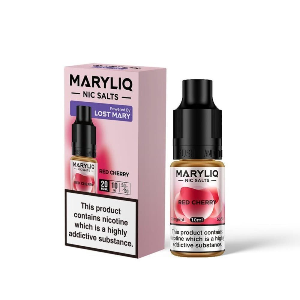  Red Cherry / 20MG Lost Mary Maryliq Nic Salts 10ml - Box of 10