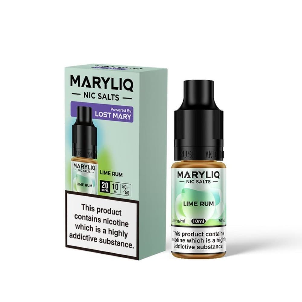 Lime Rum / 20MG Lost Mary Maryliq Nic Salts 10ml - Box of 10