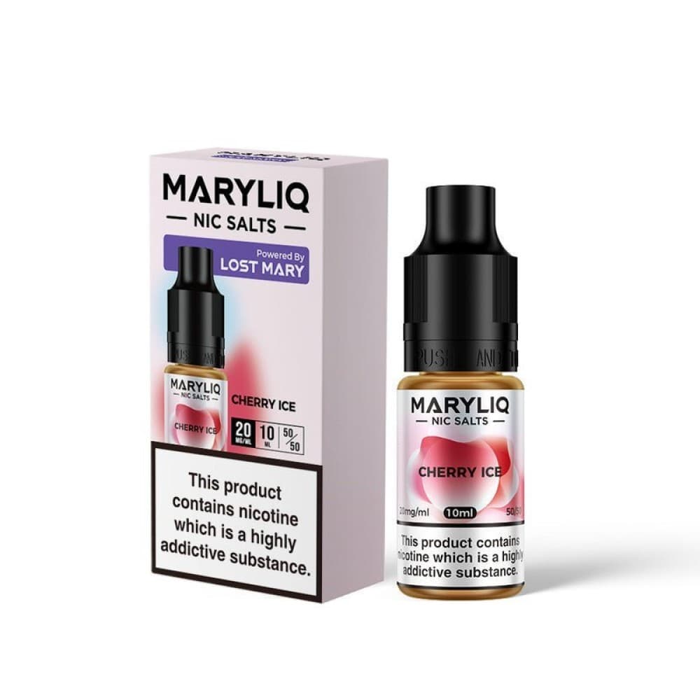  Cherry Ice / 20MG Lost Mary Maryliq Nic Salts 10ml - Box of 10
