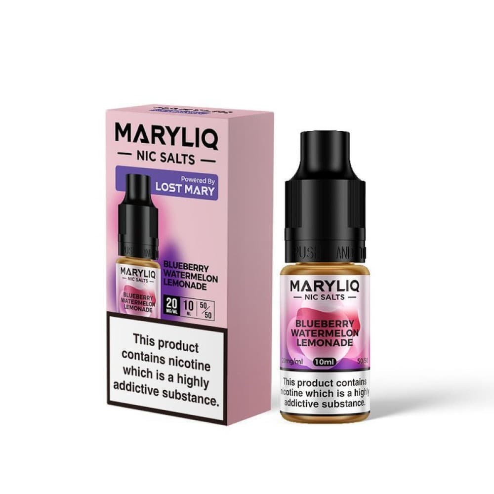  Blueberry Watermelon Lemonade / 20MG Lost Mary Maryliq Nic Salts 10ml - Box of 10