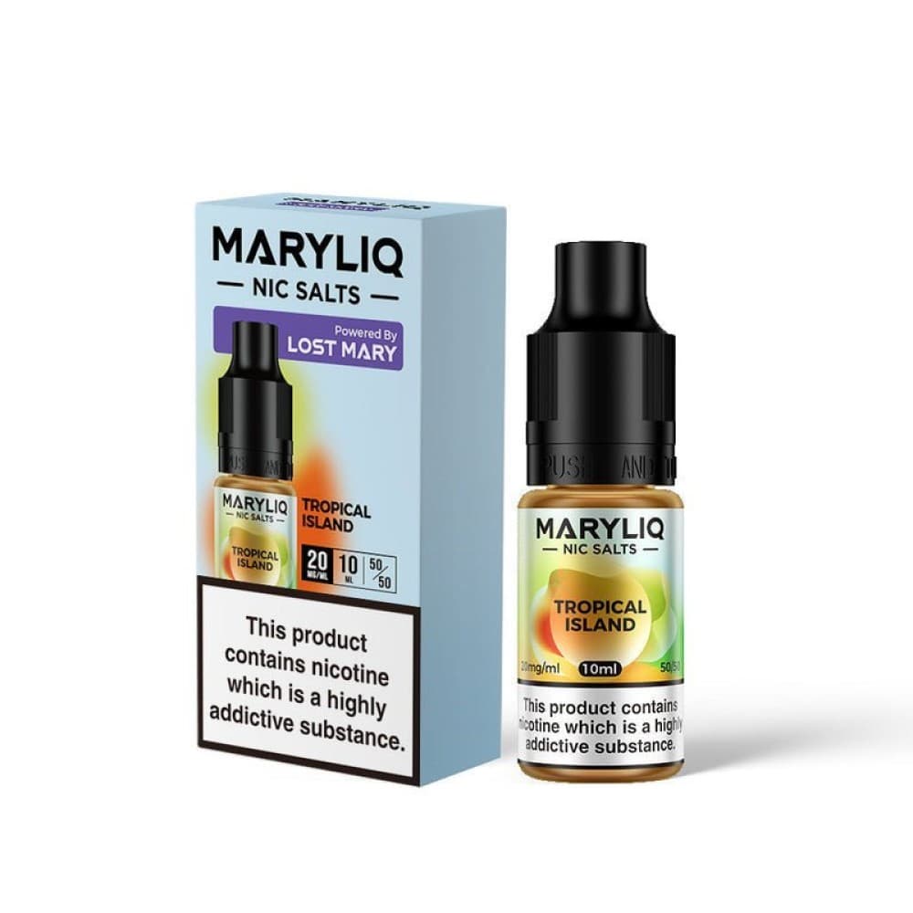 Tropical Island / 20MG Lost Mary Maryliq Nic Salts 10ml - Box of 10