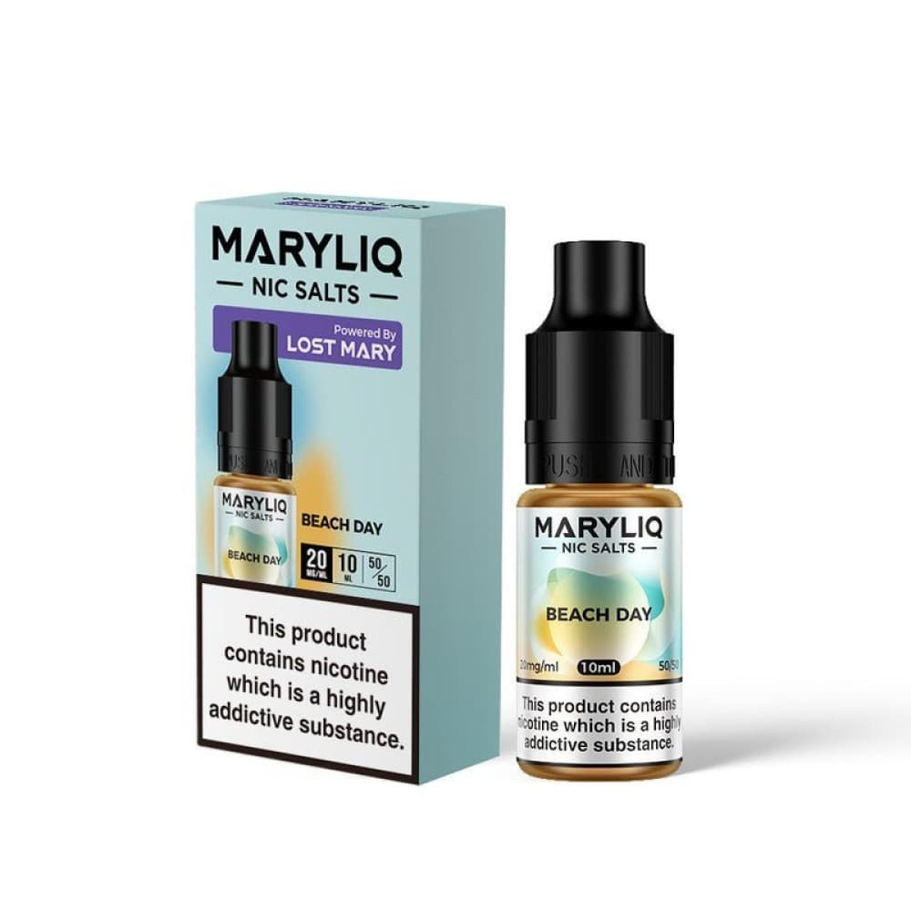  Beach Day / 20MG Lost Mary Maryliq Nic Salts 10ml - Box of 10