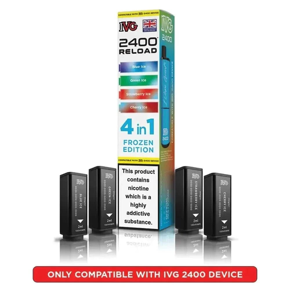  Frozen Edition IVG 2400 Reload 4 in 1 Prefilled Pods Pack of 5