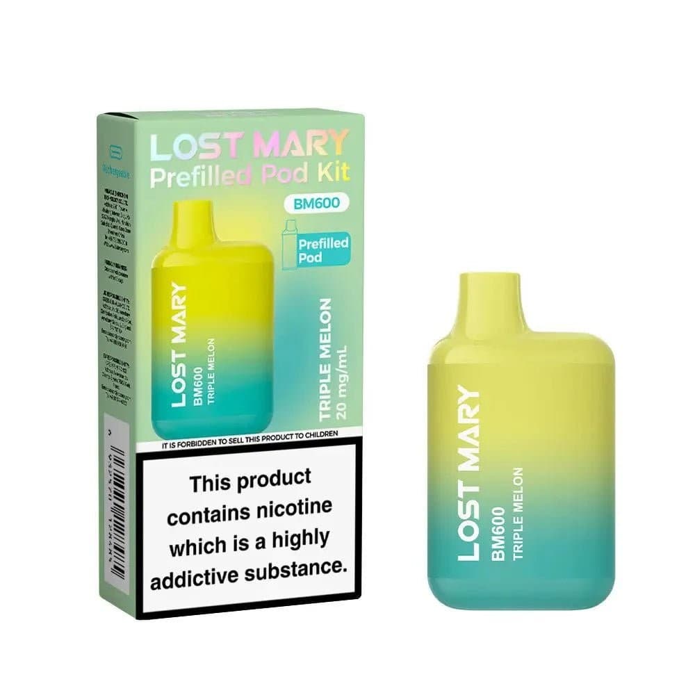  Triple Melon Lost Mary BM600 Prefilled Pod Vape Kit