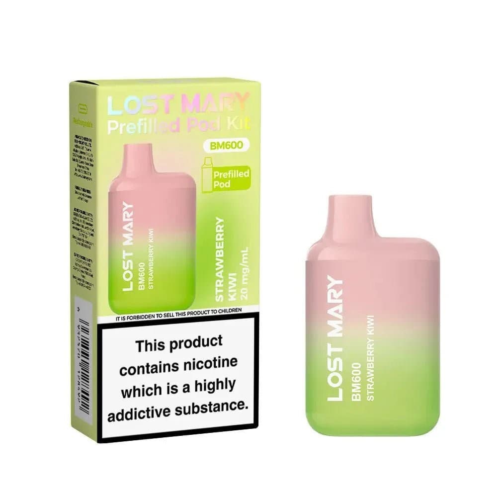  Strawberry Kiwi Lost Mary BM600 Prefilled Pod Vape Kit