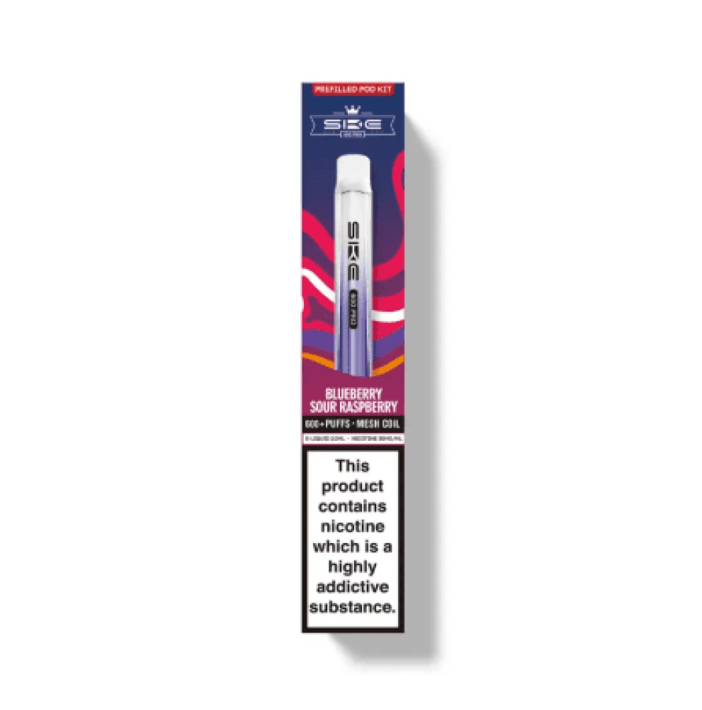  Blueberry Sour Raspberry SKE Crystal Pro 600 Prefilled Vape Pod Kit