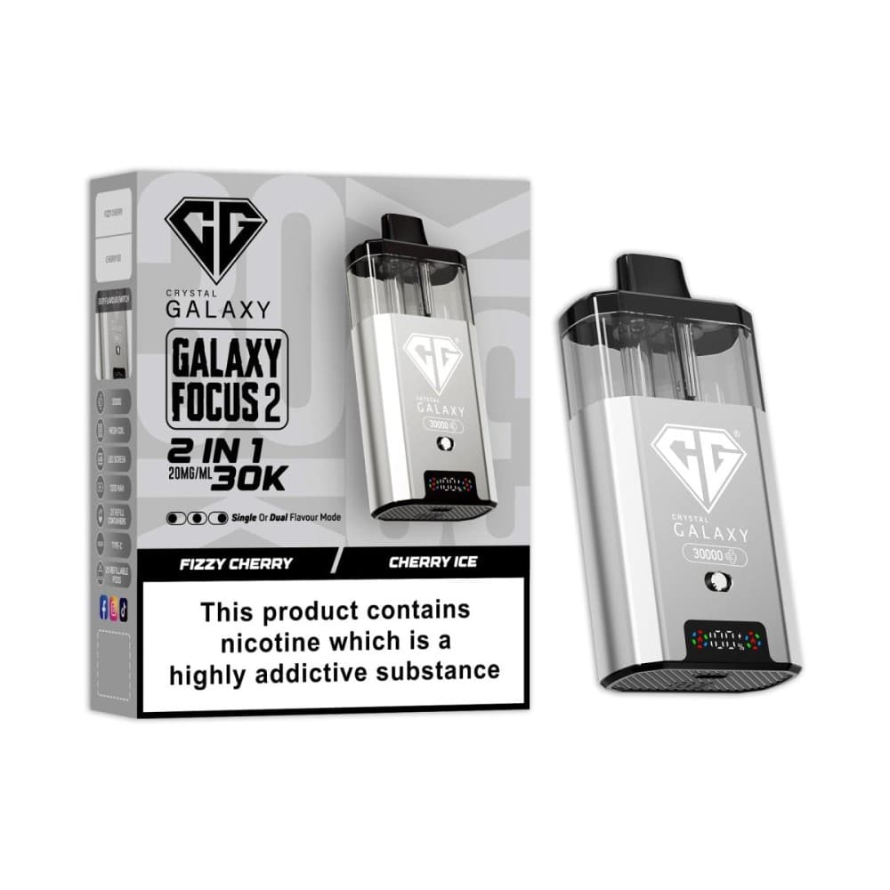  Fizzy Cherry / Cherry Ice Crystal Galaxy Focus 2 Prefilled 2 in 1 Pod Kit