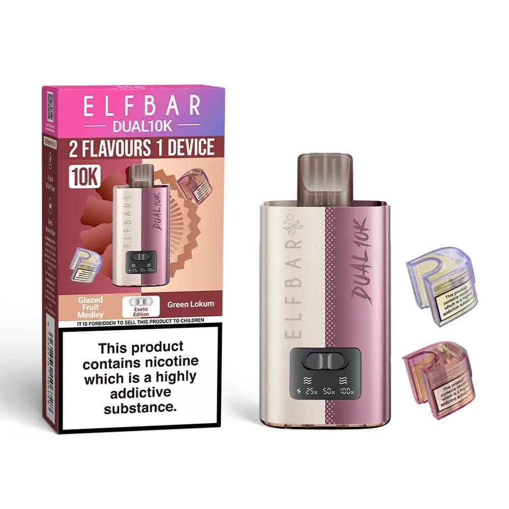  Exotic Edition Elf Bar Dual 10K Prefilled Pod Vape Kit