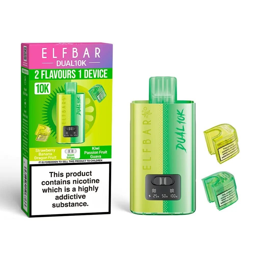  Green Edition Elf Bar Dual 10K Prefilled Pod Vape Kit