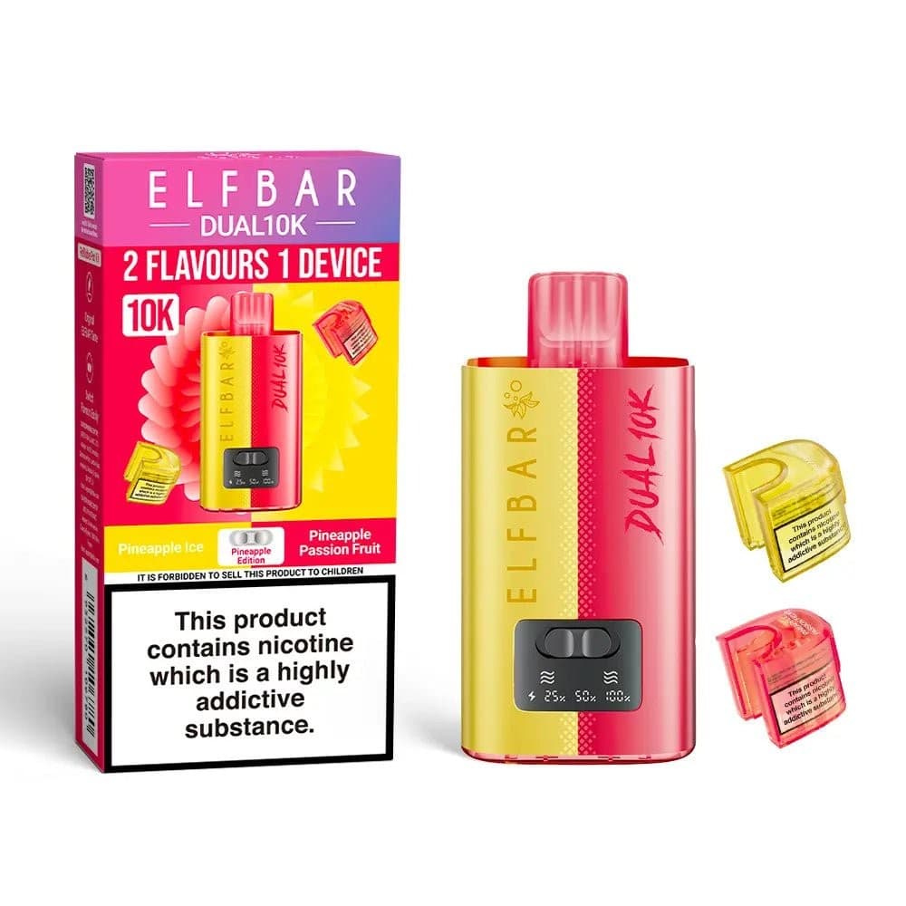  Pineapple Edition Elf Bar Dual 10K Prefilled Pod Vape Kit