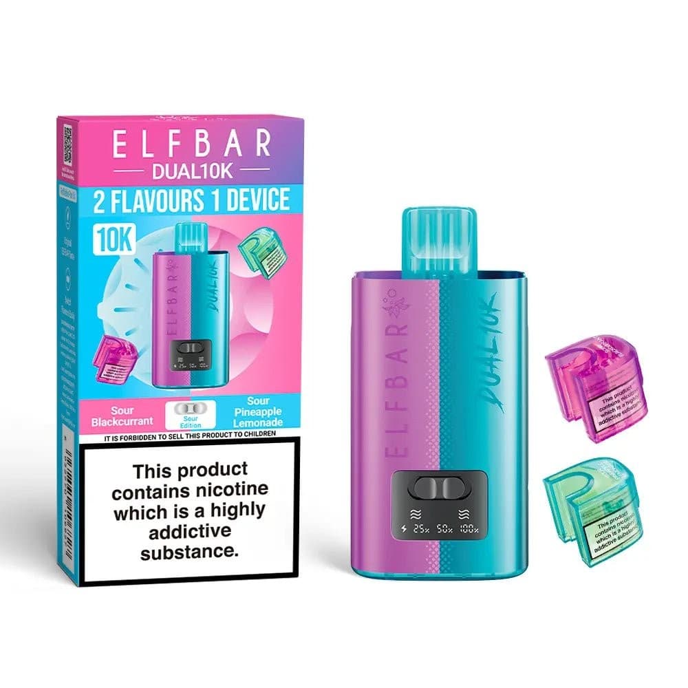  Sour Edition Elf Bar Dual 10K Prefilled Pod Vape Kit