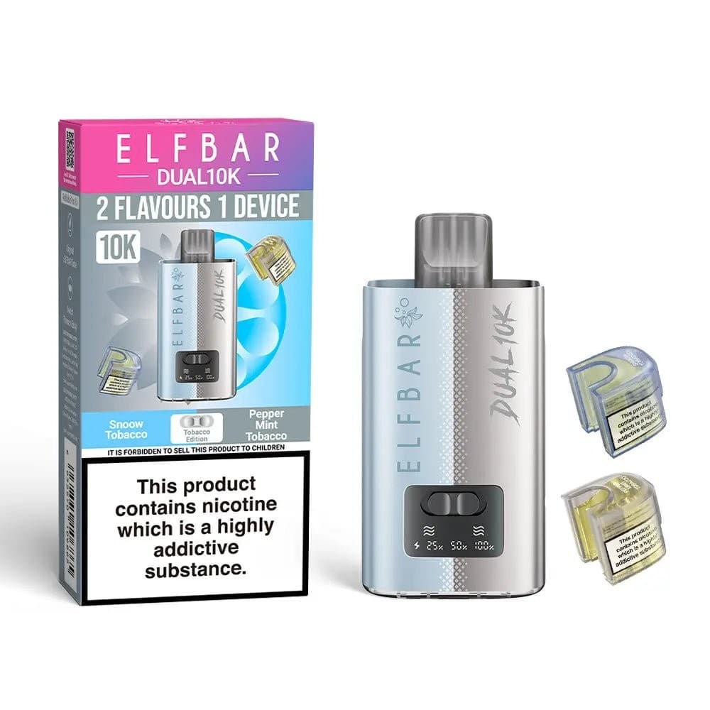  Tobacco Edition Elf Bar Dual 10K Prefilled Pod Vape Kit