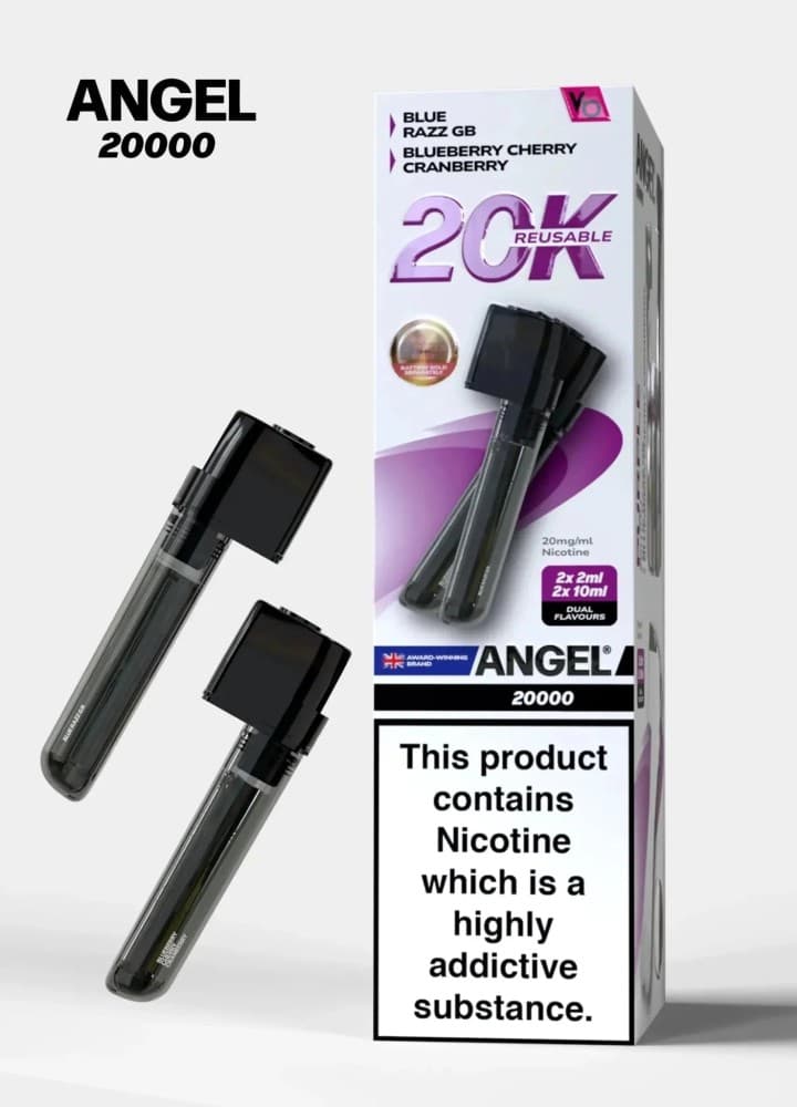  Purple Edition Vapes Bars Angel 20000 Prefilled Pods