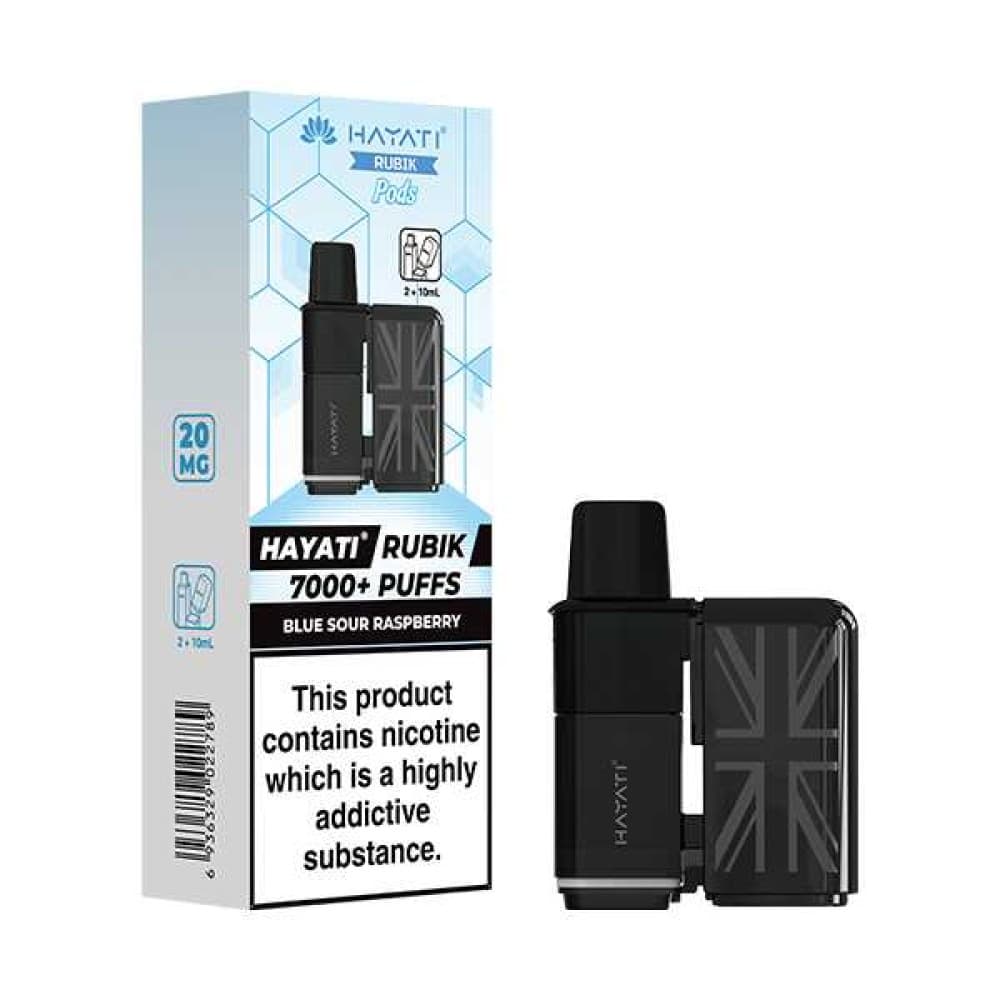  Blue Sour Raspberry Hayati Rubik 7000 Replacement Pods