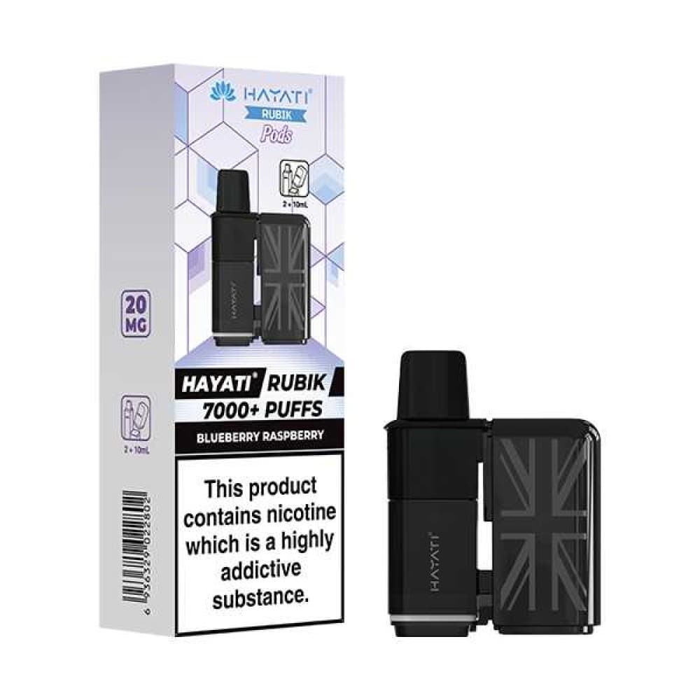  Blueberry Raspberry Hayati Rubik 7000 Replacement Pods