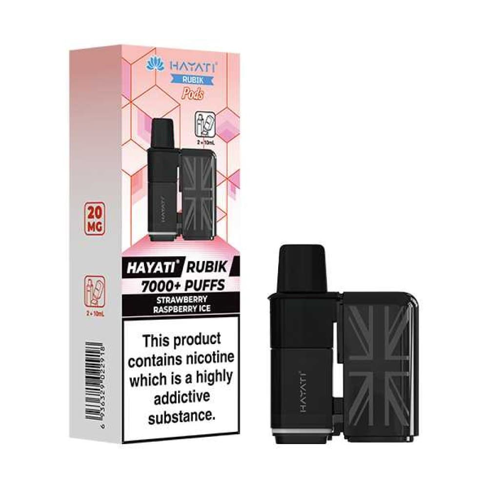  Strawberry Raspberry Ice Hayati Rubik 7000 Replacement Pods