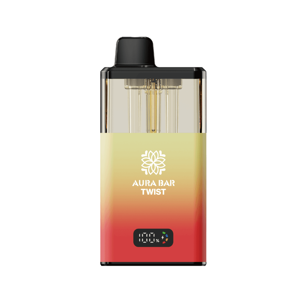  Lemon Lime/Strawberry Raspberry Cherry Ice Aura Bar Twist 40k Vape Kit