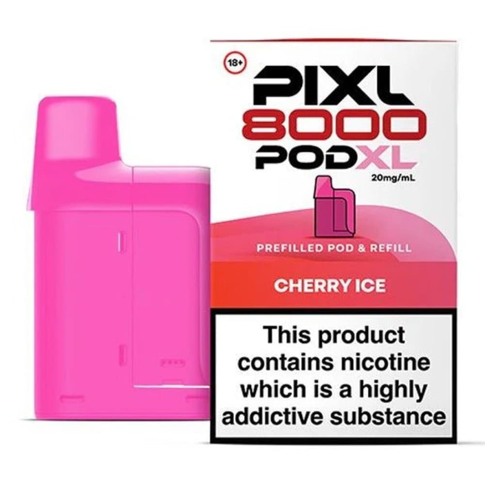  Cherry Ice PIXL 8000 Replacement Pods - Pack of 5