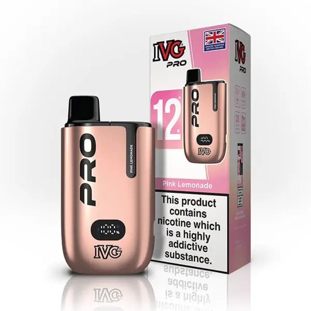  Pink Lemonade IVG Pro 10K Prefilled Pod Vape Kit