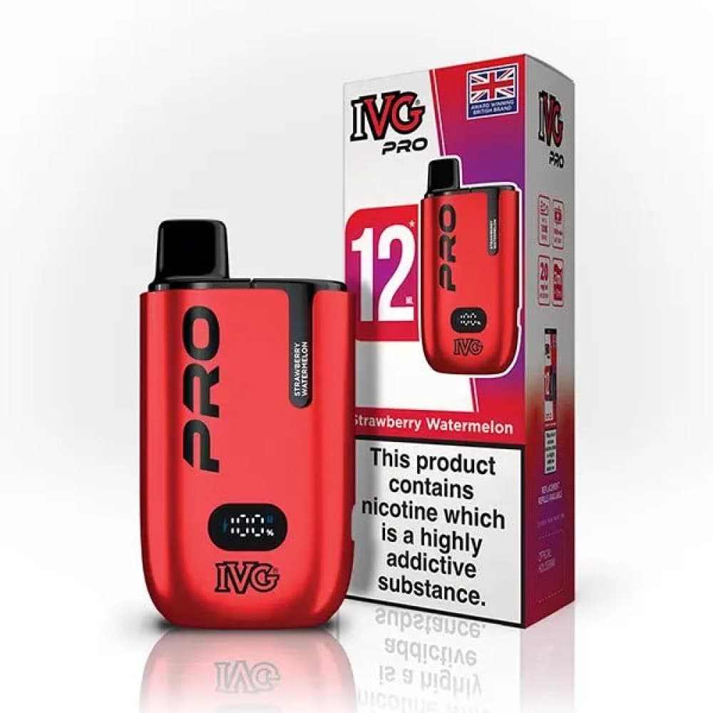  Strawberry Watermelon IVG Pro 10K Prefilled Pod Vape Kit