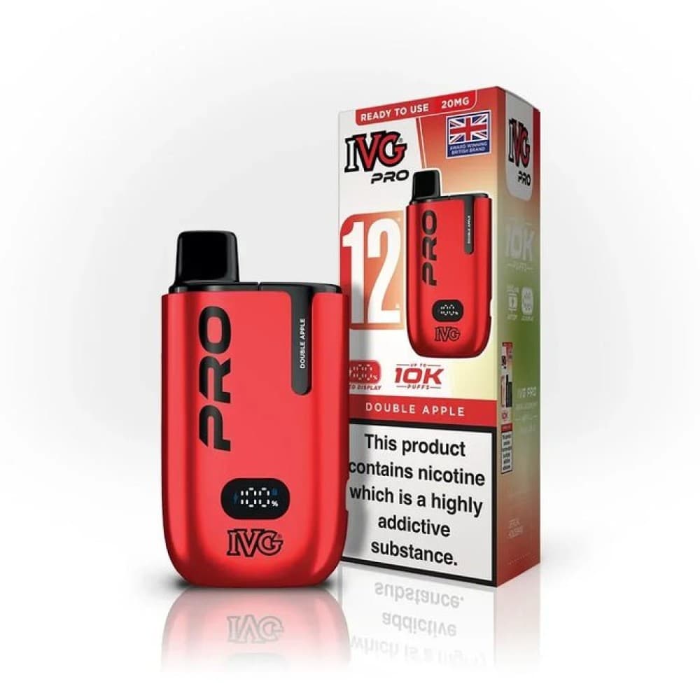  Double Apple *New* IVG Pro 10K Prefilled Pod Vape Kit