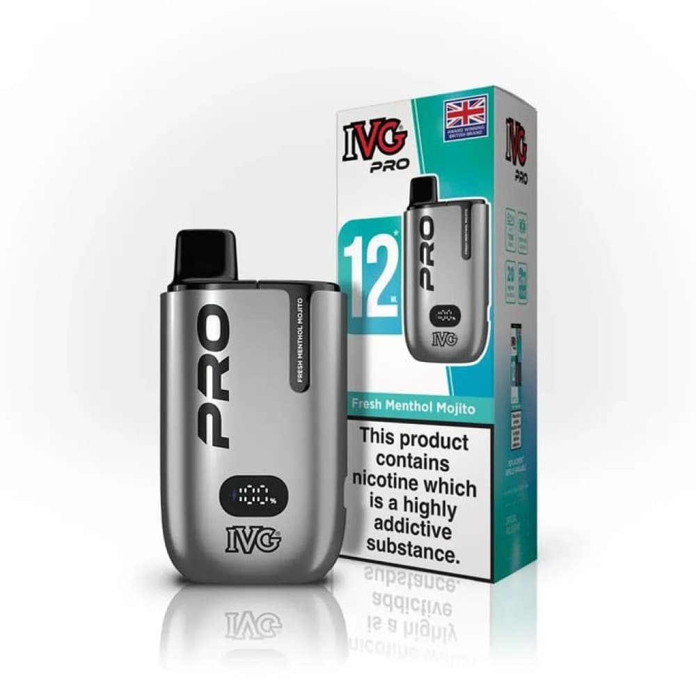  Fresh Menthol Mojito IVG Pro 10K Prefilled Pod Vape Kit