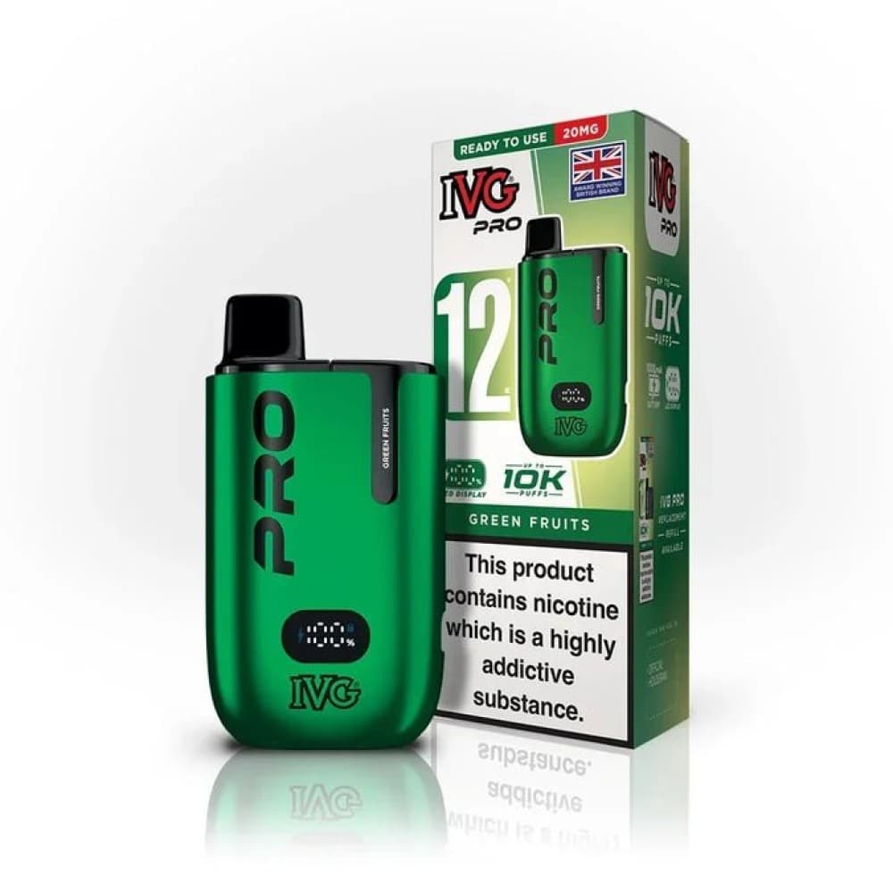  Green Fruits IVG Pro 10K Prefilled Pod Vape Kit