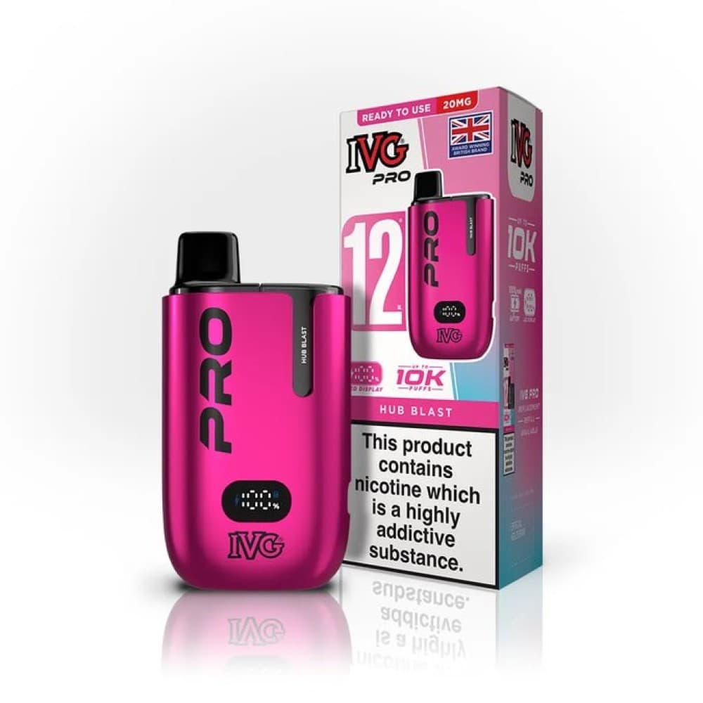  Hub Blast *New* IVG Pro 10K Prefilled Pod Vape Kit