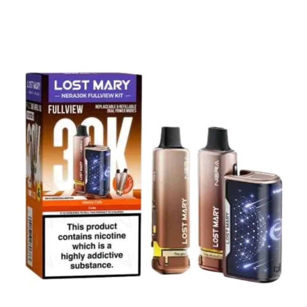  Cola Edition *New* Lost Mary Nera 30K Prefilled Pod Vape Kit - Pack of 5